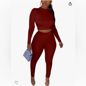 Wine red 2piece